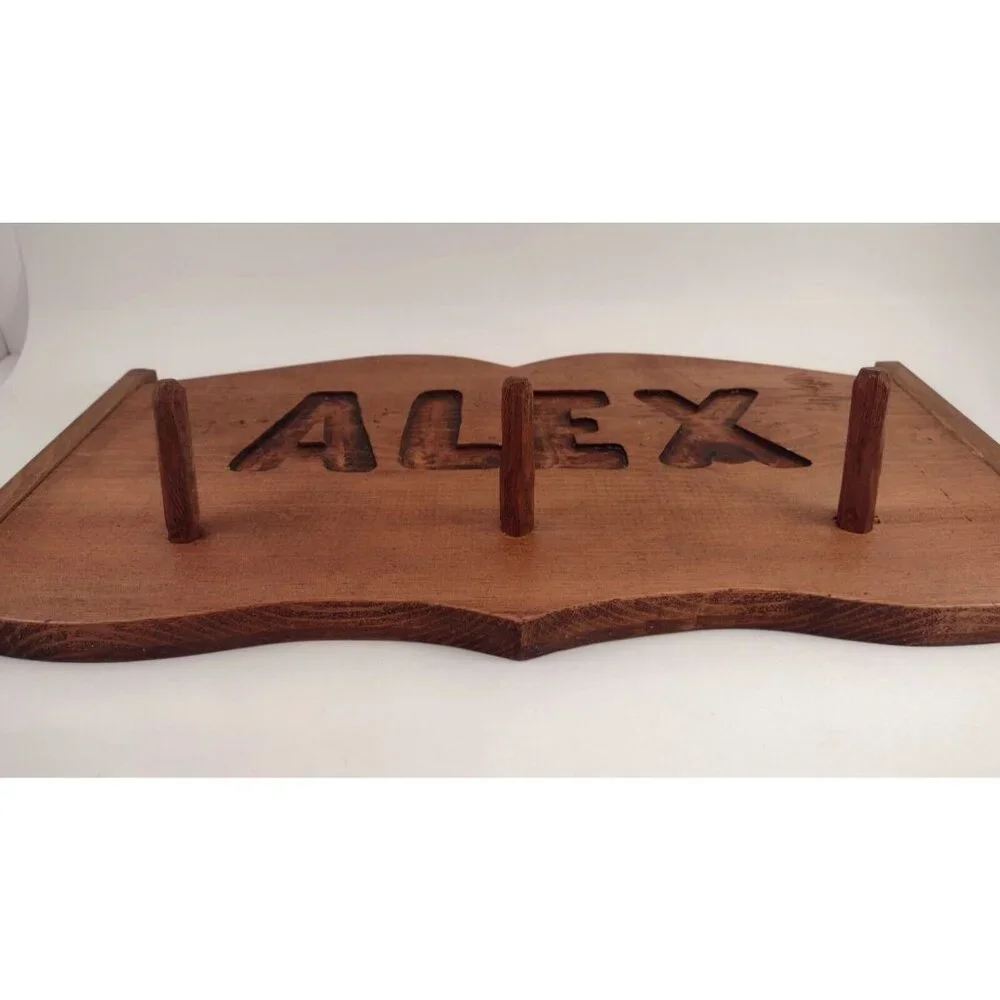 Wooden Coat Rack 